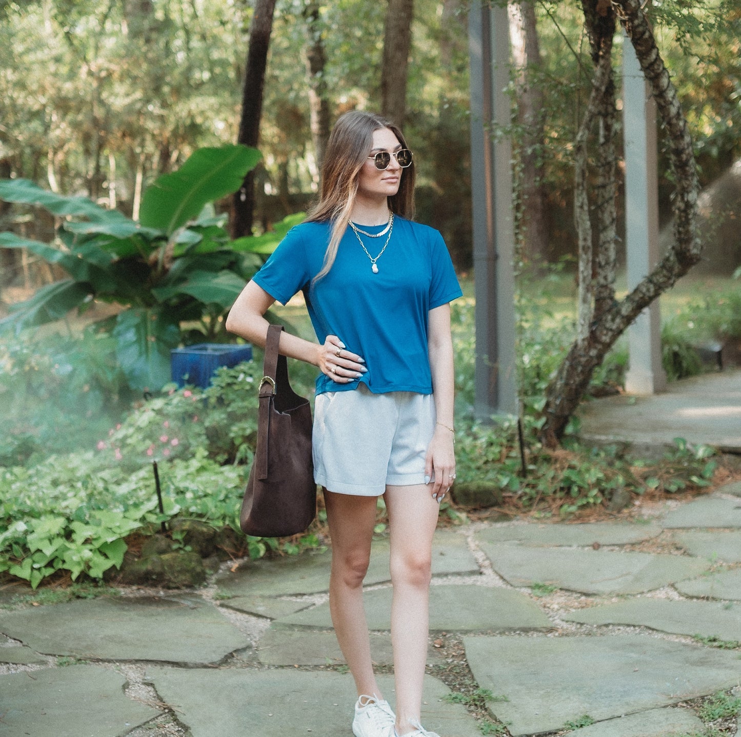 Short Sleeve T-shirt Aegean Blue