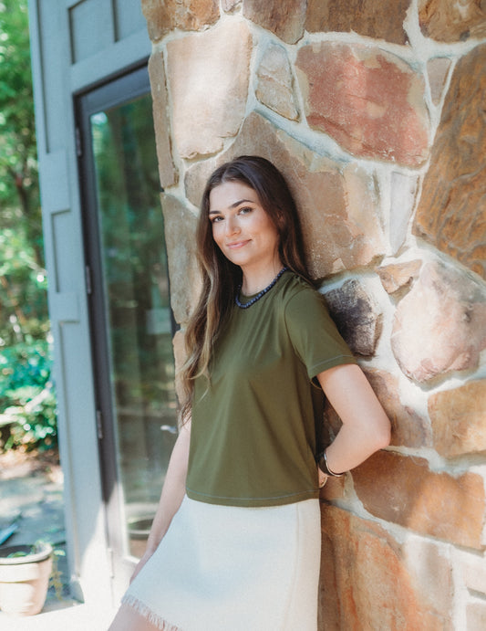 Short Sleeve T-shirt Olive Green